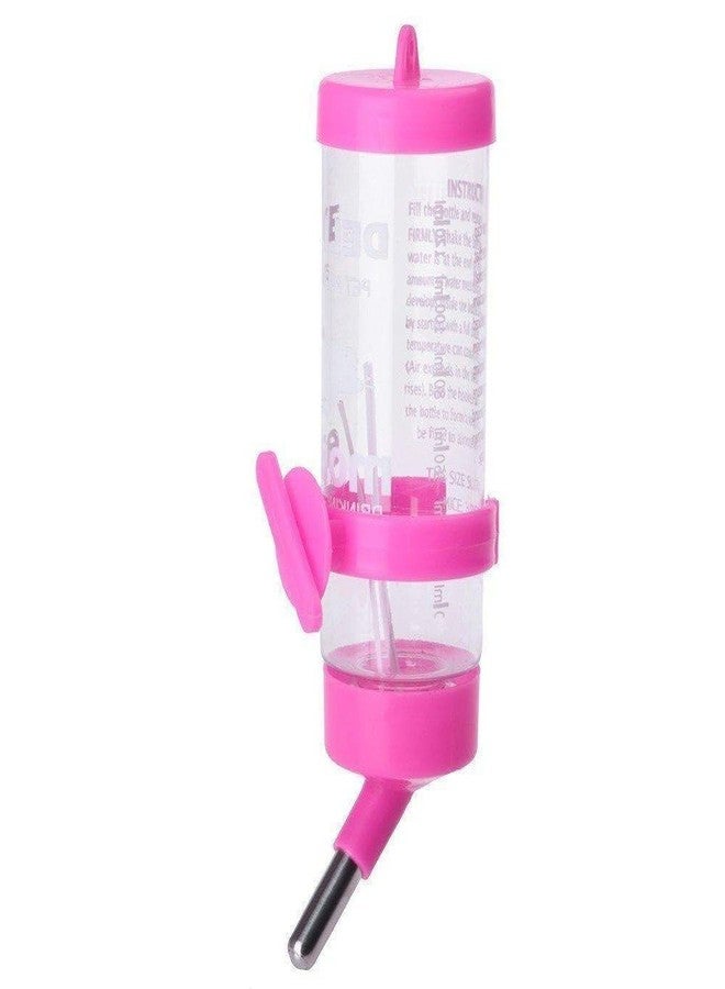 Sage Square 250 ML Leak Proof Water Bottle, Cage Accessories for Small Pets Hamster, Dwarf, Gerbil, Mice, Guinea Pig, Ferret, Rabbit (Pink) - Image 2